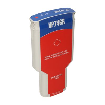 Huismerk HP 746 (P2V81A) Inktcartridge Chromatisch rood