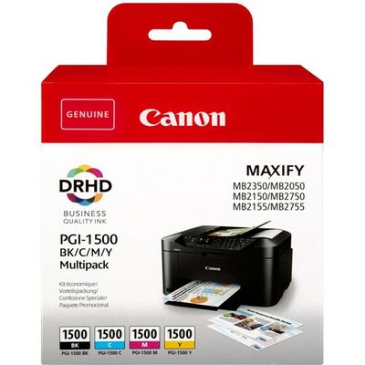 Canon PGI-1500 Inktcartridge 4-kleuren Multipack