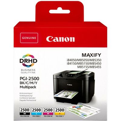 Canon PGI-2500 Inktcartridge 4-kleuren Multipack