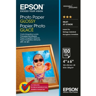 Epson S042548 Glossy Photo Paper 10 x 15 (100 vel) Fotopapier