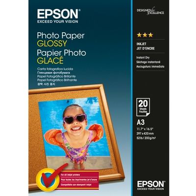 Epson S042536 Glossy Photo Paper A3 (20 vel) Fotopapier