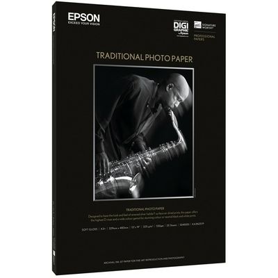 Epson S045051 Traditional A3+ (25 vel) Fotopapier