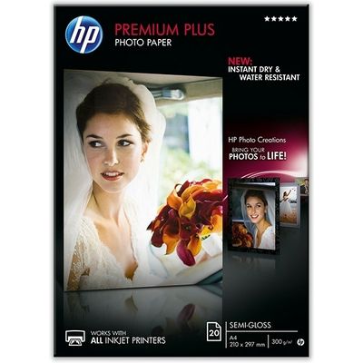 HP CR673A Premium Plus Zijdeglans A4 (20 vel) Fotopapier
