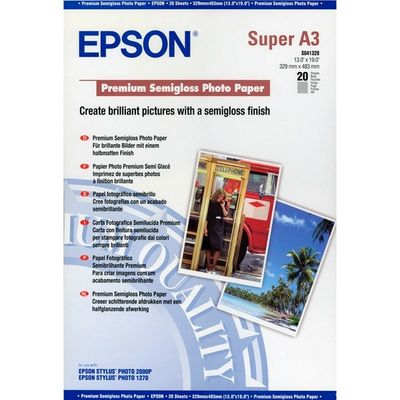 Epson S041328 Premium Semigloss A3+ (20 vel) Fotopapier
