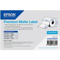 Epson C33S045534 Premium Matte Etiket Wit (51 mm x 76 mm)