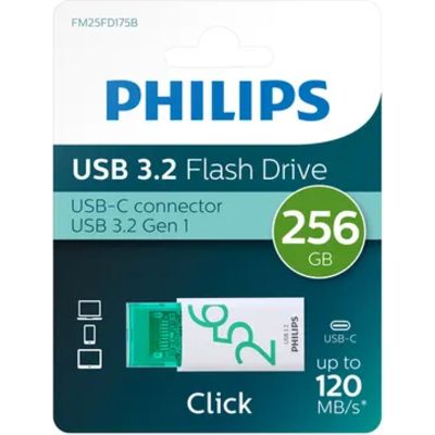 Philips 3.2-stick Click 256GB USB-C USB-stick