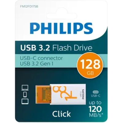 Philips 3.2-stick Click 128GB USB-C USB-stick