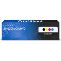 Huismerk Lexmark 20N20K/C/M/Y0 Toner 4-kleuren Multipack
