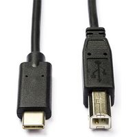 Nedis USB-C naar USB-B 1 meter USB Kabel