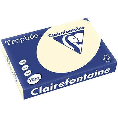 Clairefontaine Ivoor A4 Gekleurd papier 120 grams (250 vel)
