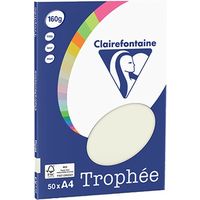 Clairefontaine Parelgrijs A4 Gekleurd papier 160 grams (50 vel)