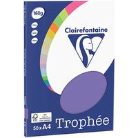 Clairefontaine Violet A4 Gekleurd papier 160 grams (50 vel)