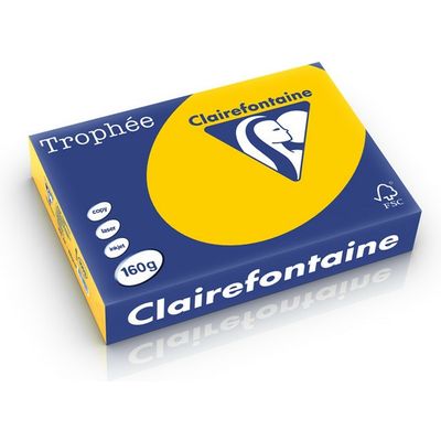 Clairefontaine Zonnebloemgeel A4 Gekleurd papier 160 grams (250 vel)