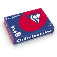 Clairefontaine Kersenrood A4 Gekleurd papier 160 grams (250 vel)