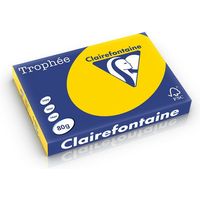 Clairefontaine Goudgeel A4 Gekleurd papier 80 grams (500 vel)