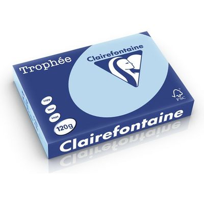 Clairefontaine Blauw 120 grams A4 Gekleurd papier (250 vel) Gekleurd papier