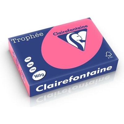 Clairefontaine Fuchsia A4 Gekleurd papier 160 grams (250 vel)