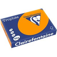 Clairefontaine Oranje A4 Gekleurd papier 120 grams (250 vel)
