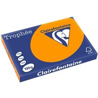Clairefontaine Fel oranje A3 Gekleurd papier 120 grams (250 vel)