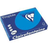Clairefontaine Caribbean blauw A4 Gekleurd papier 120 grams (250 vel)