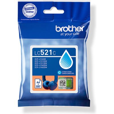 Brother LC-521C Inktcartridge Cyaan