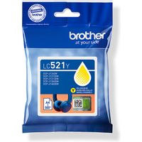 Brother LC-521Y Inktcartridge Geel