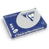 Clairefontaine Lichtgrijs A4 Gekleurd papier 80 grams (500 vel)