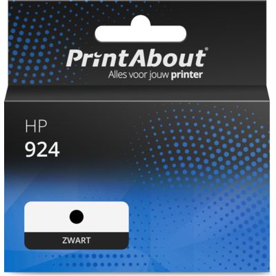 Huismerk HP 924 (4K0U6NE) Inktcartridge Zwart Extra hoge capaciteit