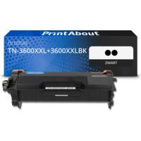 Huismerk Brother TN-3600XXL+3600XXLBK Toner Zwart Multipack Extra hoge capaciteit