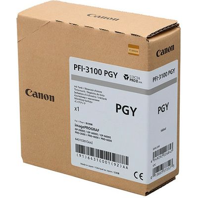 Canon PFI-3100PGY Inktcartridge Foto-grijs