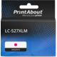 PrintAbout Huismerk vervangt Brother LC-527XLM Inktcartridge Magenta Hoge capaciteit