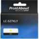 PrintAbout Huismerk vervangt Brother LC-527XLY Inktcartridge Geel Hoge capaciteit