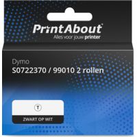 Huismerk Dymo 99010 (S0722370) (LabelWriter 550, 5XL) (28 mm x 89 mm) 2 rollen