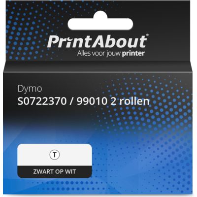 Huismerk Dymo 99010 (S0722370) (LabelWriter 550, 5XL) (28 mm x 89 mm) 2 rollen 