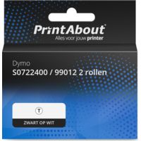 Huismerk Dymo S0722400 (99012) (LabelWriter 550+5XL) (89 mm x 36 mm) Etiket 2 rollen