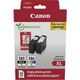 Canon PG-585XL + CL586XL + GP-501 Inktcartridge Zwart + 3 kleuren Multipack Hoge capaciteit