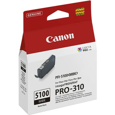Canon PFI-5100 MBK Inktcartridge Mat-zwart