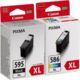 Canon PG-595XL / CL-586XL photo value pack Inktcartridge Zwart + 3 kleuren Multipack Hoge capaciteit