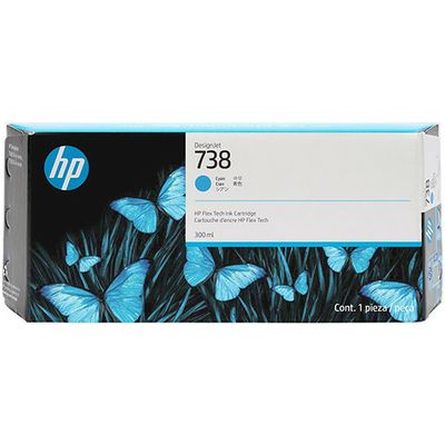 HP 738 (676M6A) Inktcartridge Cyaan Hoge capaciteit
