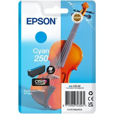 Epson 250 (C13T16N24010) Inktcartridge Cyaan