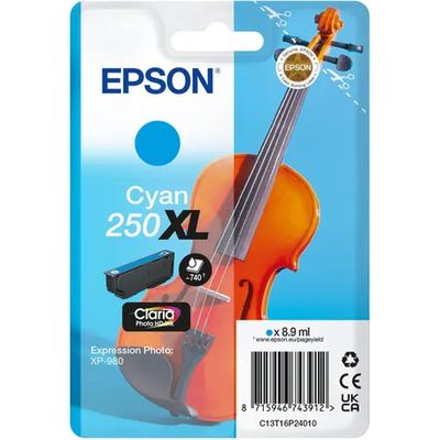 Epson 250XL (C13T16P24010) Inktcartridge Cyaan Hoge capaciteit