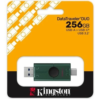 Kingston DataTraveler Duo USB-A + USB-C 3.2-stick 256GB USB-stick