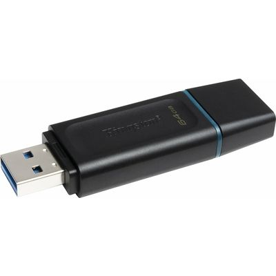 Kingston 64GB USB3.2 Gen 1 DataTraveler Exodia (Black + Teal) USB-stick