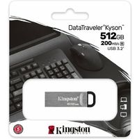 Kingston 512GB DataTraveler Kyson 200MB/s Metal USB 3.2 Gen 1 USB-stick