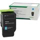 Lexmark 75M2XC0 Toner Cyaan Extra hoge capaciteit