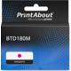 PrintAbout Huismerk vervangt Brother BTD180M Inktcartridge Magenta