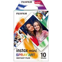 Fujifilm Instax mini film Spray Art (10 vel)
Fotopapier (4,6 cm x 6,2 cm)