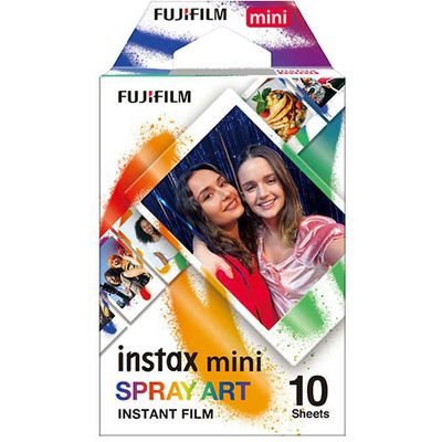 Fujifilm Instax mini film Spray Art (10 vel) Fotopapier (4,6 cm x 6,2 cm)