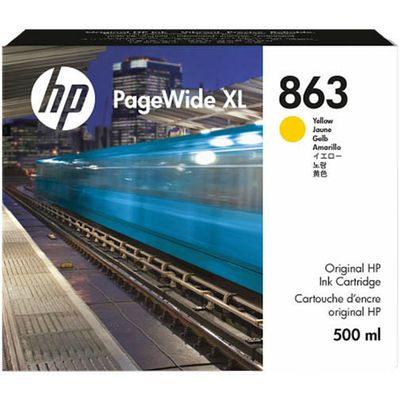 HP 863 (F9K39A) Toner Geel