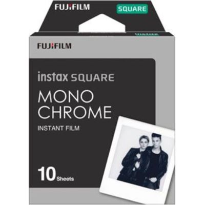 Fujifilm Instax square film Monochrome (10 vel) Fotopapier (62 mm x 62 mm)